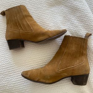 Zara suede boots size 8